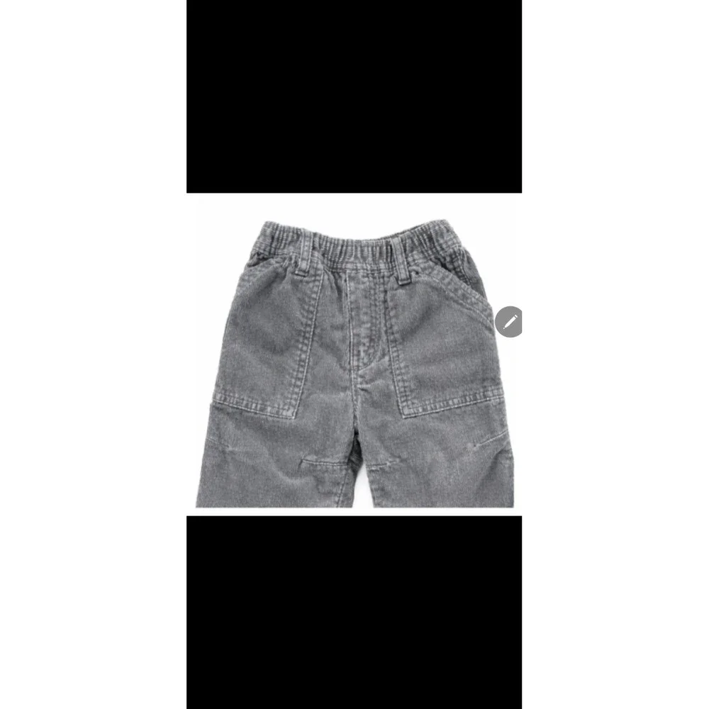The Children's‎ Place Toddler Boys Gray Corduroy Pants Size 18M Elastic Waist